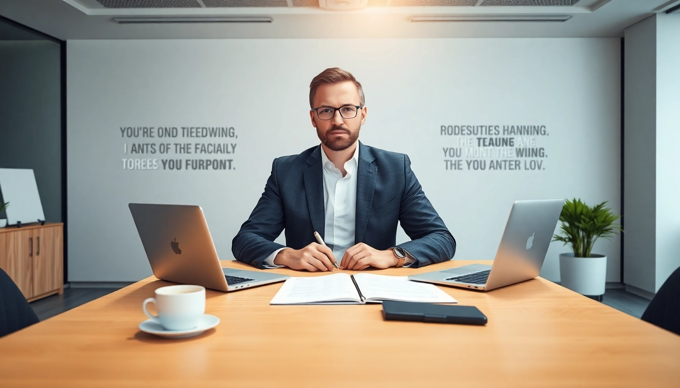 Headhunter Schweiz unterstützt Klienten bei der Talentsuche in einem professionellen Büro.