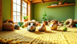 Nagermatte in einem natürlichen Lebensraum, ideal für kleine Haustiere wie Meerschweinchen und Hamster.