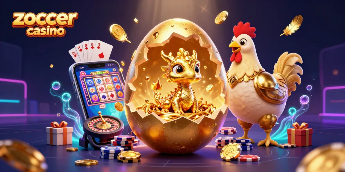 Experience the thrilling world of zoccer casino with captivating golden dragon and poker chips.